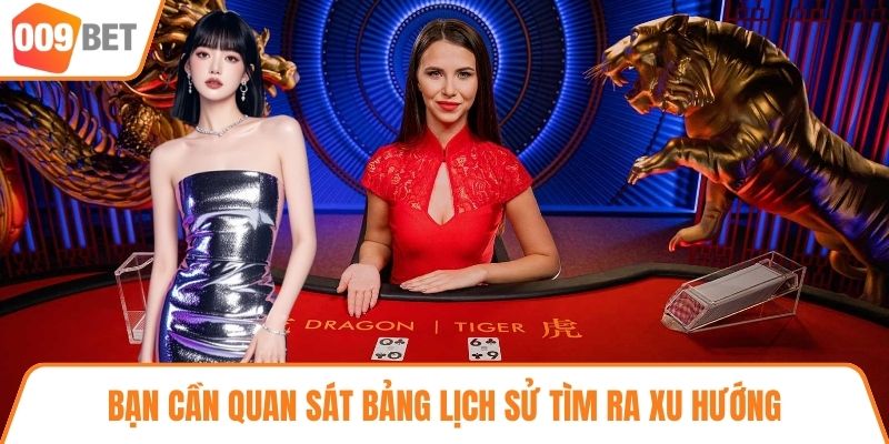 Bạn cần quan sát bảng lịch sử tìm ra xu hướng