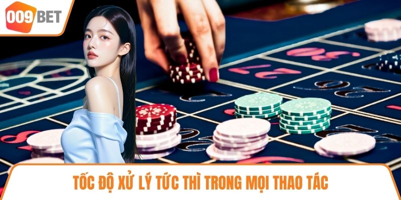 Tốc độ xử lý tức thì trong mọi thao tác