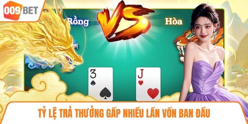Tỷ lệ trả thưởng gấp nhiều lần vốn ban đầu